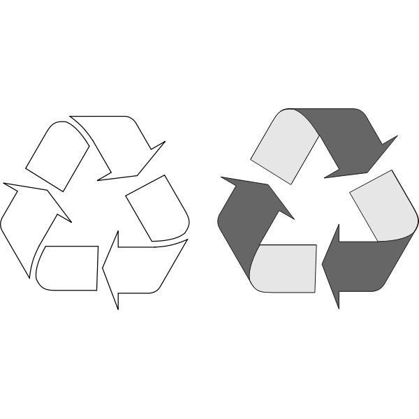 SVG Recycling symbols