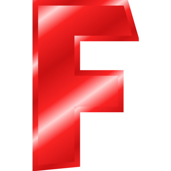 SVG Red 039039F039039 letter