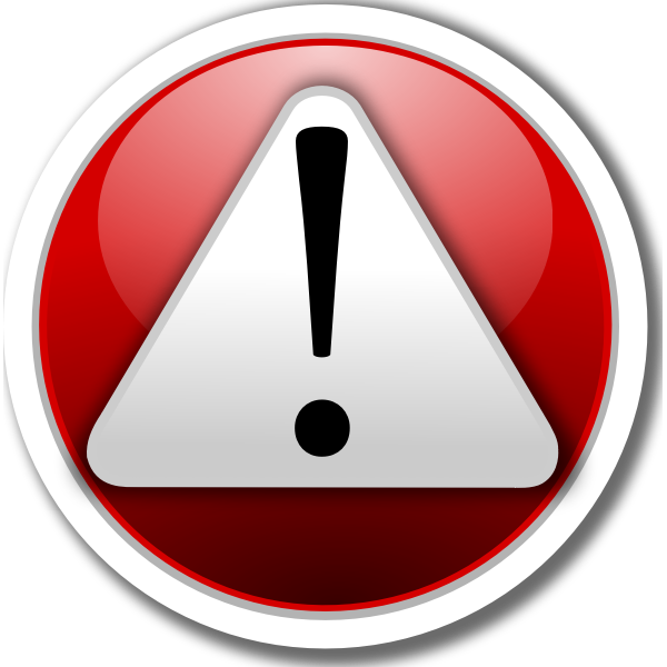 SVG Red alert icon