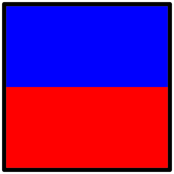 SVG Red and blue flag