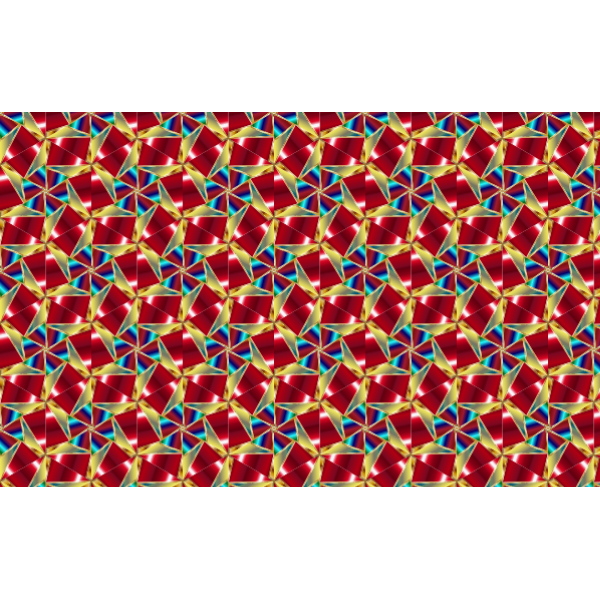 SVG Red and golden psychedelic pattern
