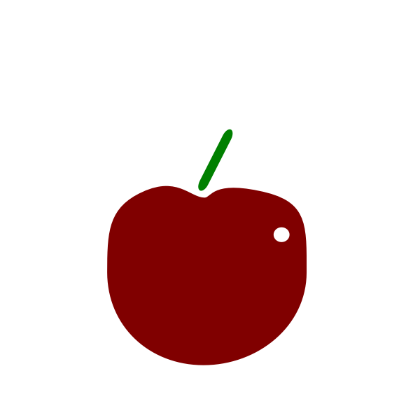 SVG Red Apple