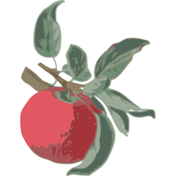 SVG Red Apple-1574850625