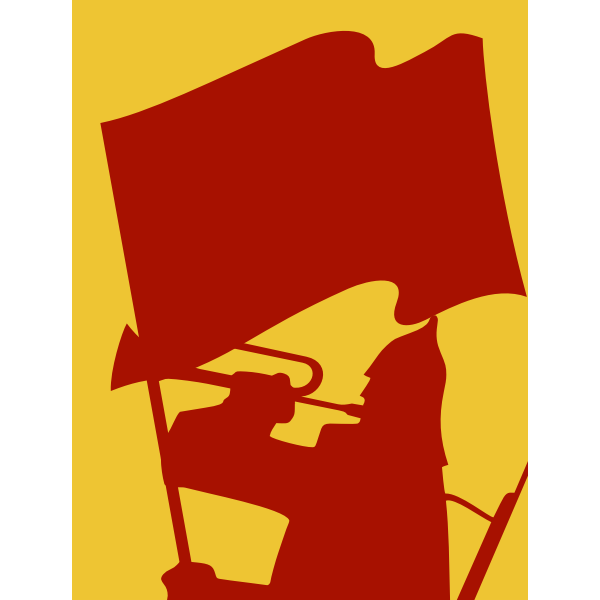 SVG Red Army trumpeter by Rones