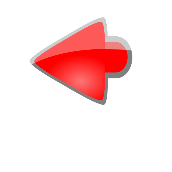 SVG Red arrow pointing left