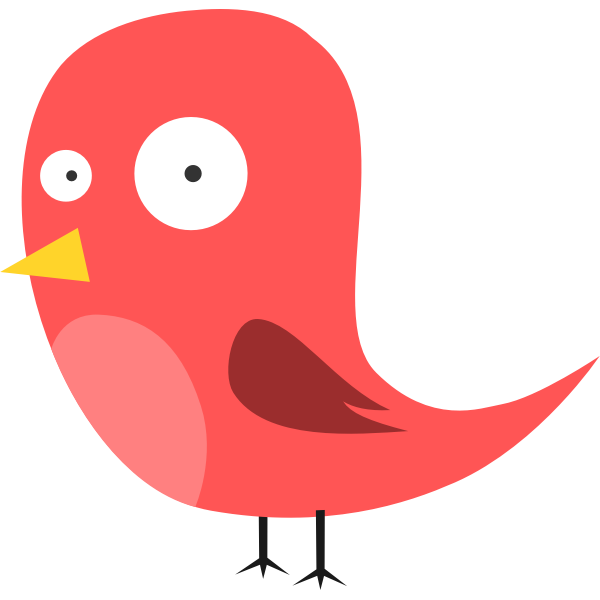 SVG Red birdie