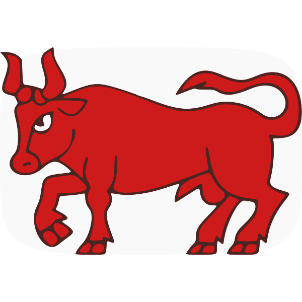 SVG Red bull vector art