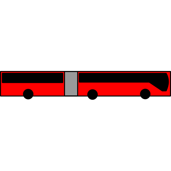 SVG Red bus image