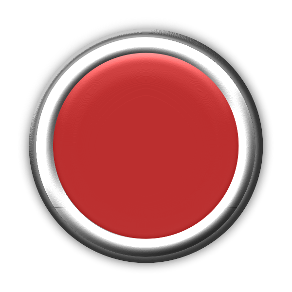 SVG Red Button with Internal Light Turned Off
