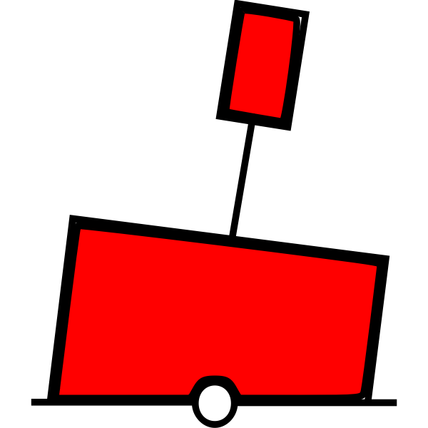 SVG red canonical buoy IALA A