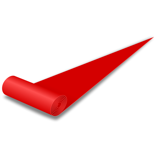 SVG Red carpet vector drawing