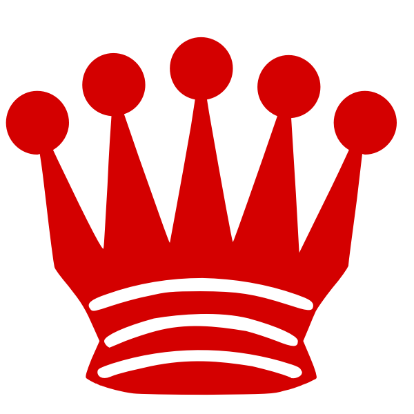 SVG Red chess symbol