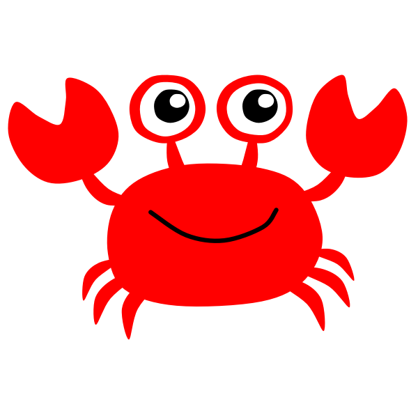 SVG Red crab