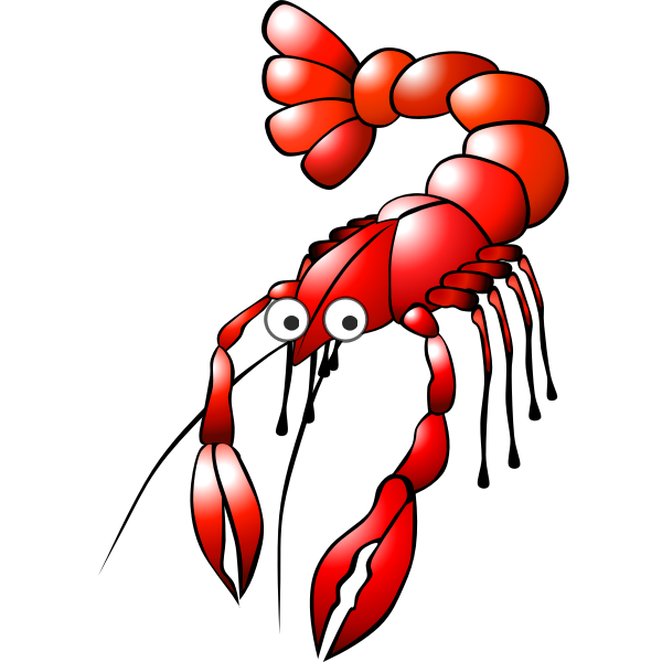 SVG Red crayfish