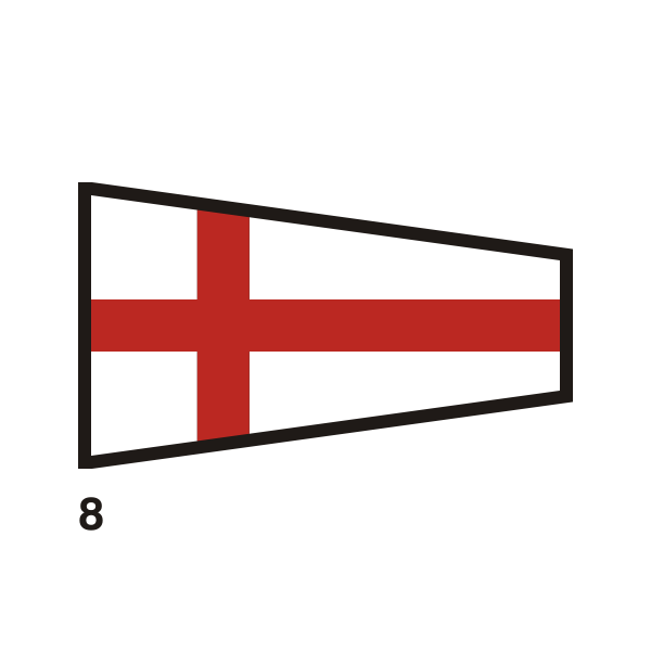 SVG Red-crossed flag
