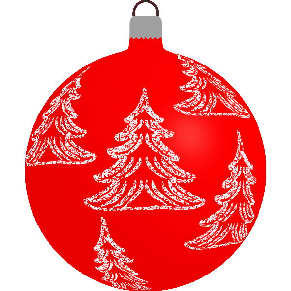 SVG Red decorated ball
