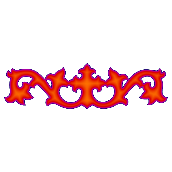 SVG Red decorative crown icon