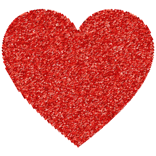SVG Red Dot Heart