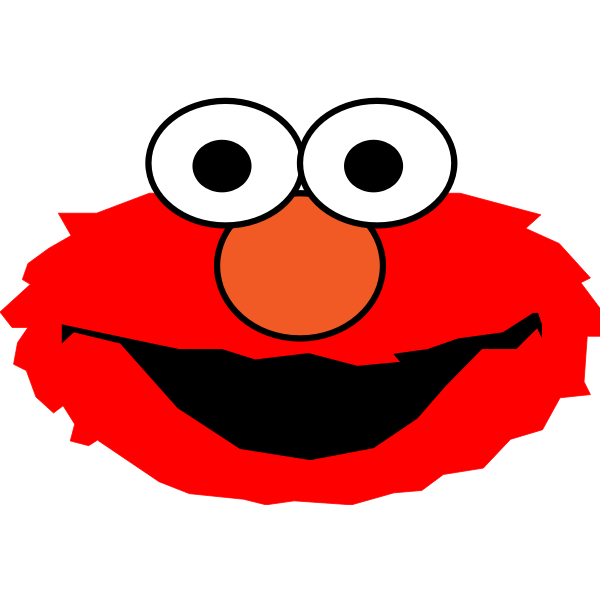 SVG Red Elmo