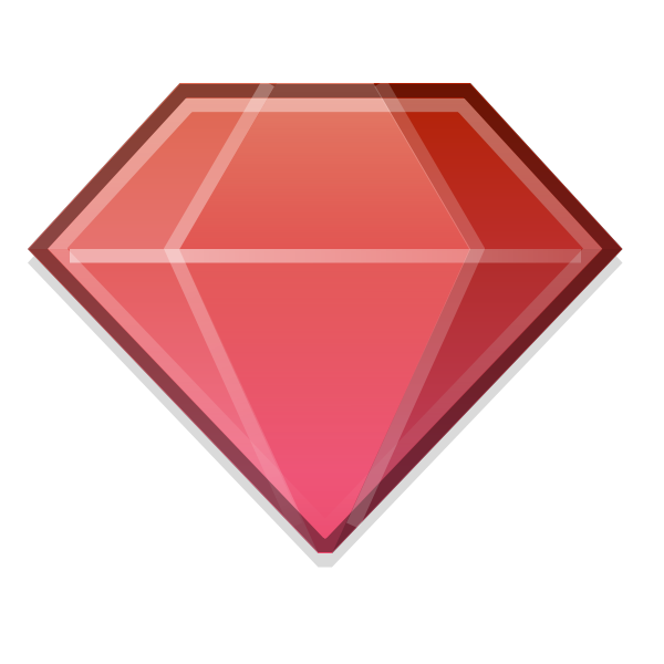 SVG Red emerald