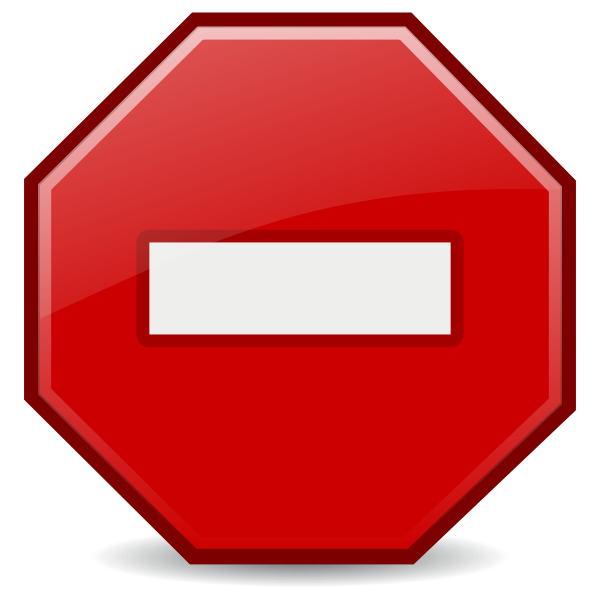 SVG Red error icon