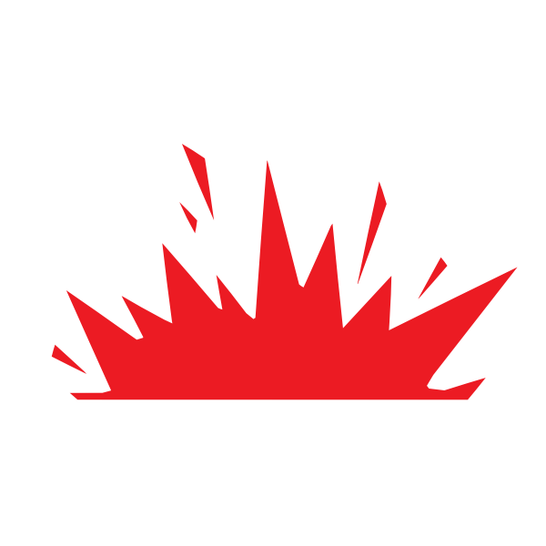SVG Red explosion