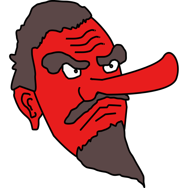 SVG Red face