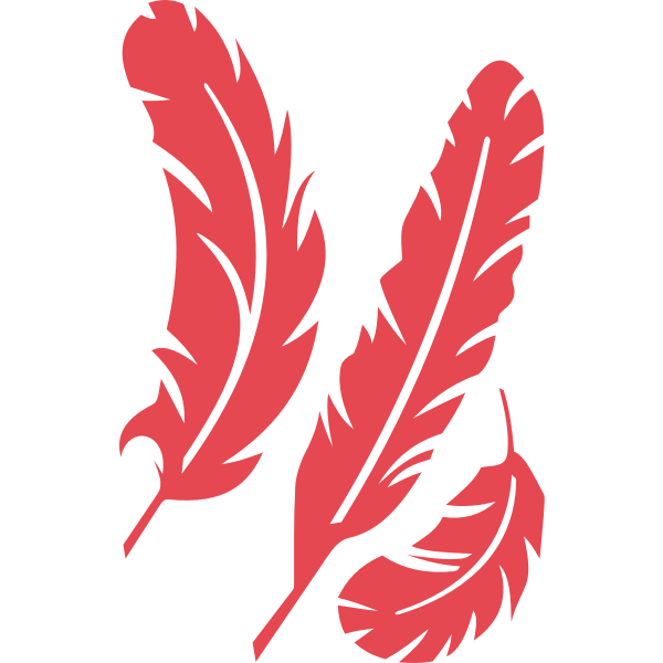 SVG Red feathers