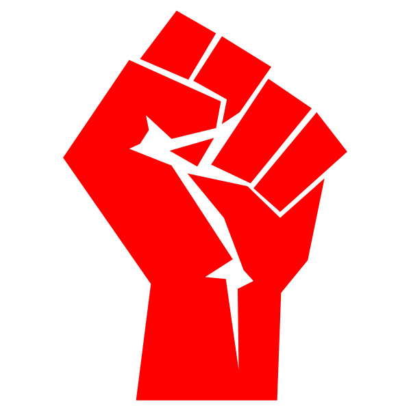 SVG Red fist