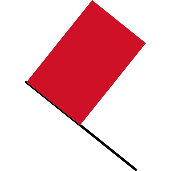SVG Red flag