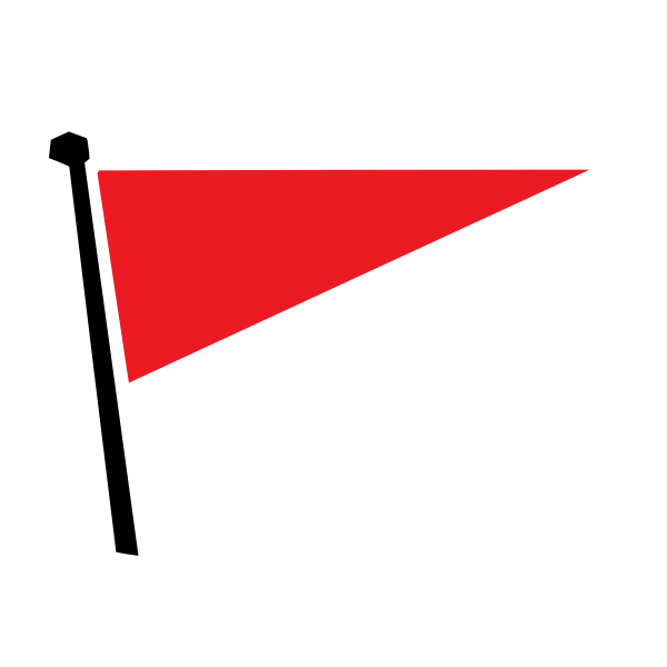 SVG Red flag