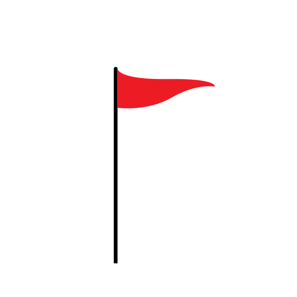 SVG Red Flag Vector Graphics