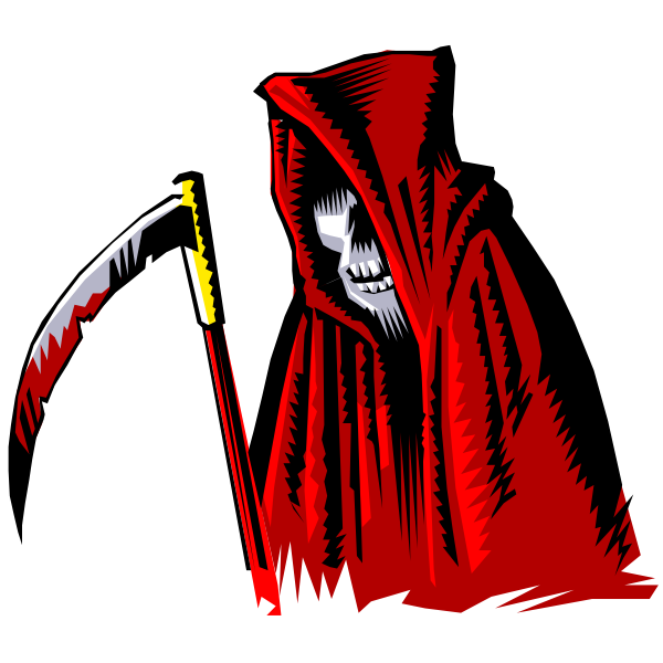 SVG Red grim reaper
