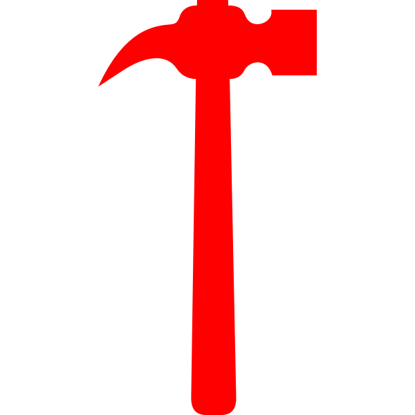 SVG Red hammer