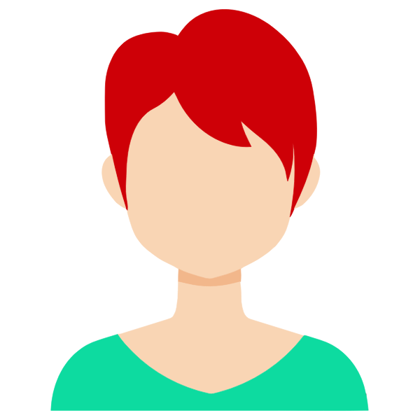 SVG Red-head avatar