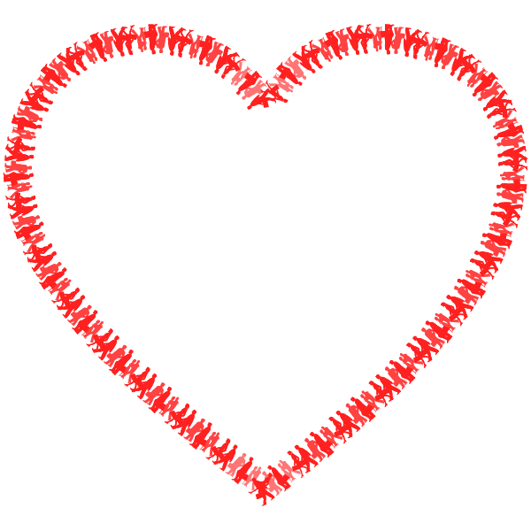 SVG Red heart