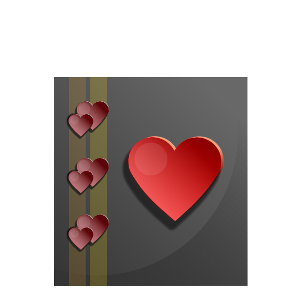 SVG Red hearts