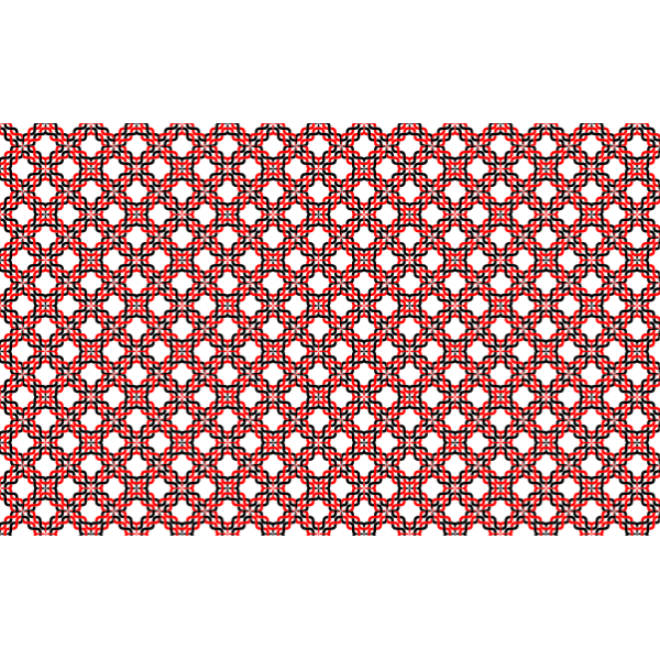 SVG Red intertwined pattern