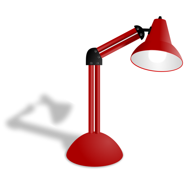SVG Red lamp vector illustration