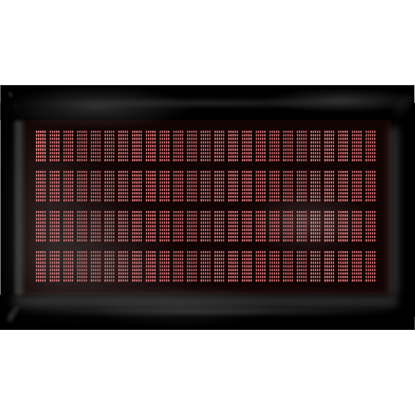 SVG Red LCD monitor vector clip art