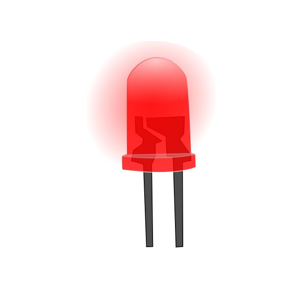 SVG Red LED lamp