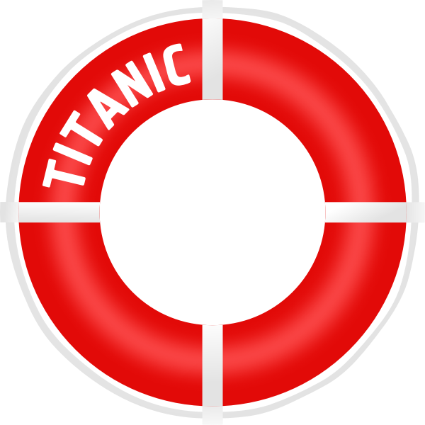 SVG Red lifebuoy
