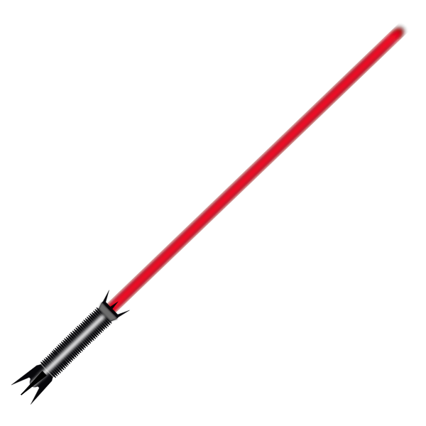 SVG Red light saber vector clip art