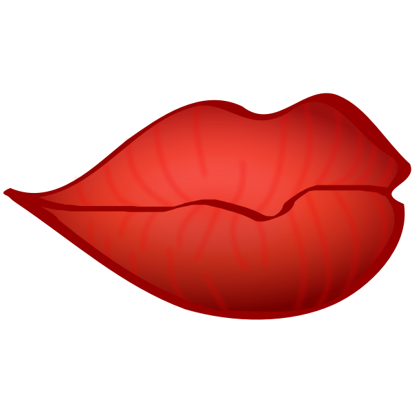 SVG Red lips