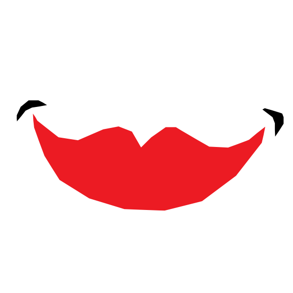 SVG Red lips illustration