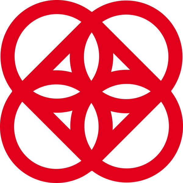 SVG Red logo idea vector image