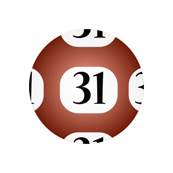 SVG Red lotto ball