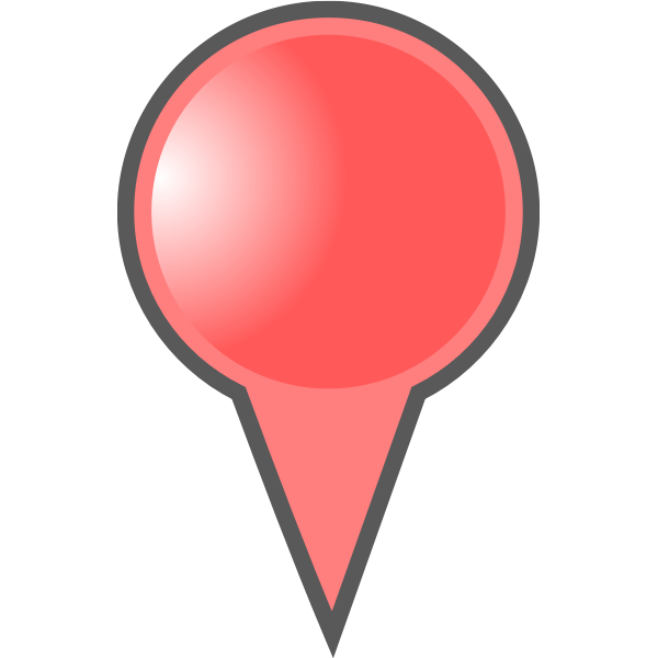 SVG Red map pointer