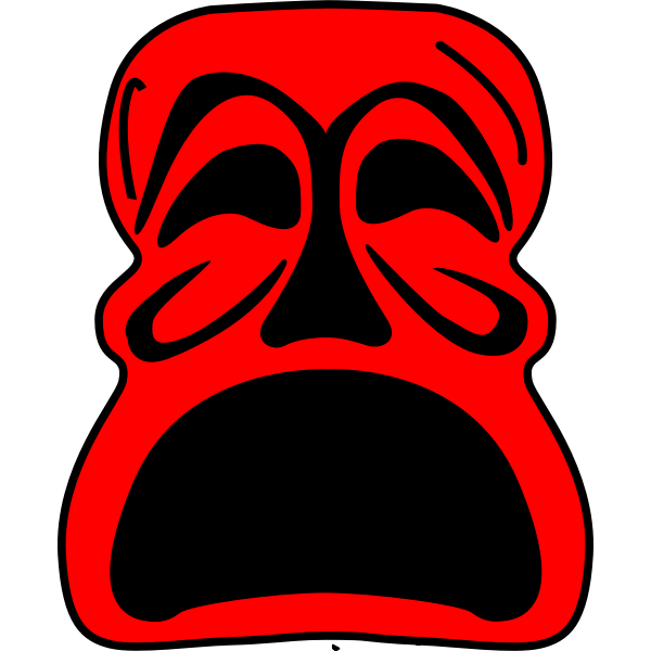 SVG Red mask