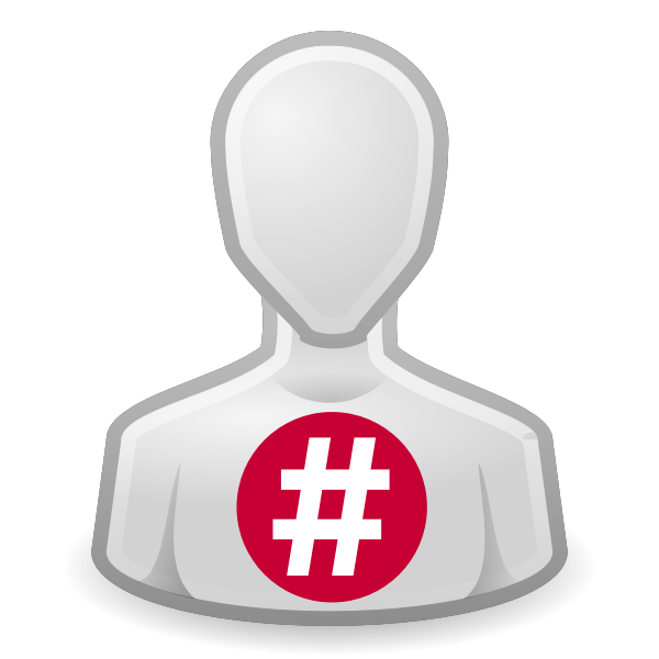 SVG Red matrix female avatar vector graphics